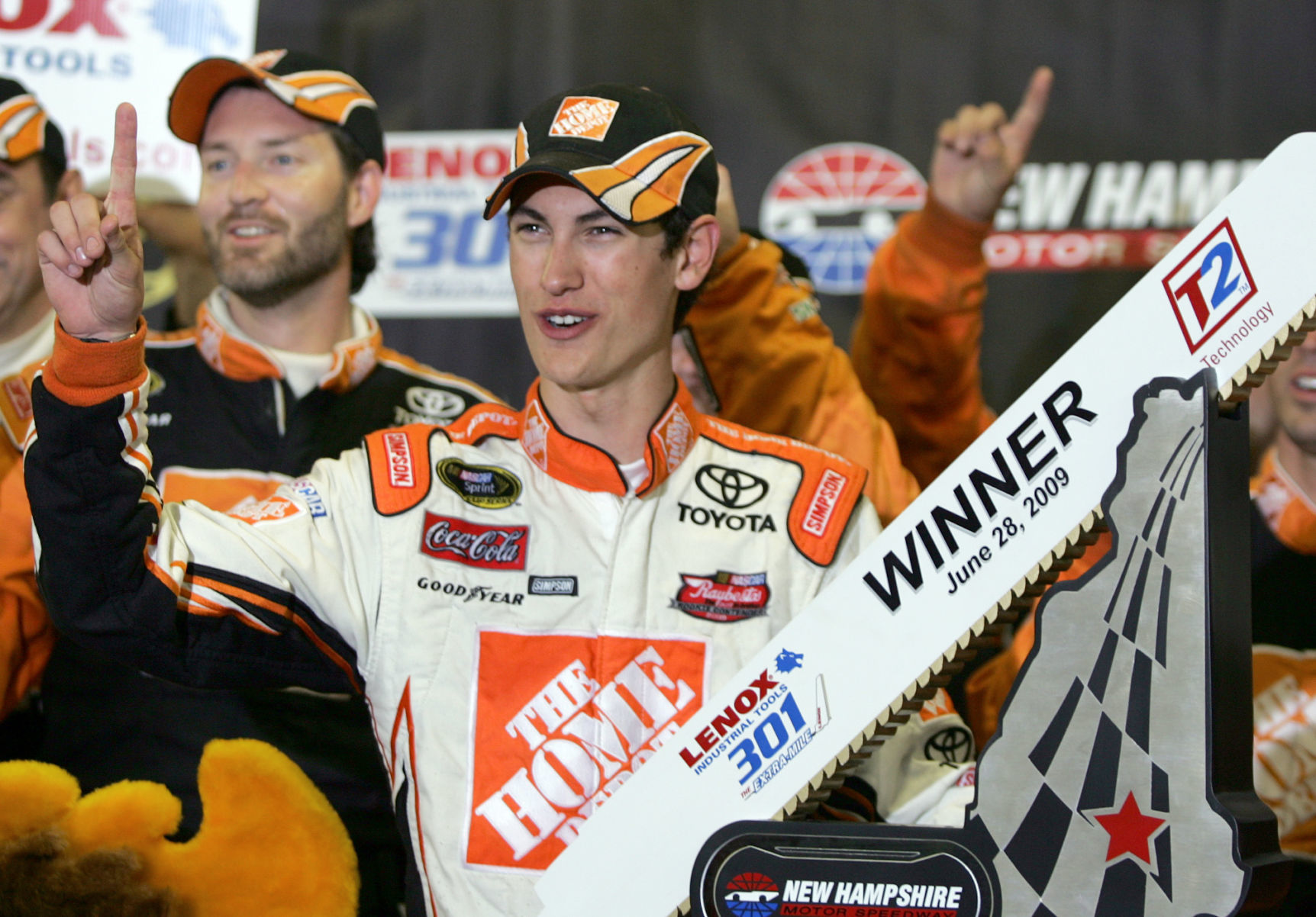 2009: Joey Logano, 19, becomes youngest NASCAR Sprint Cup winner